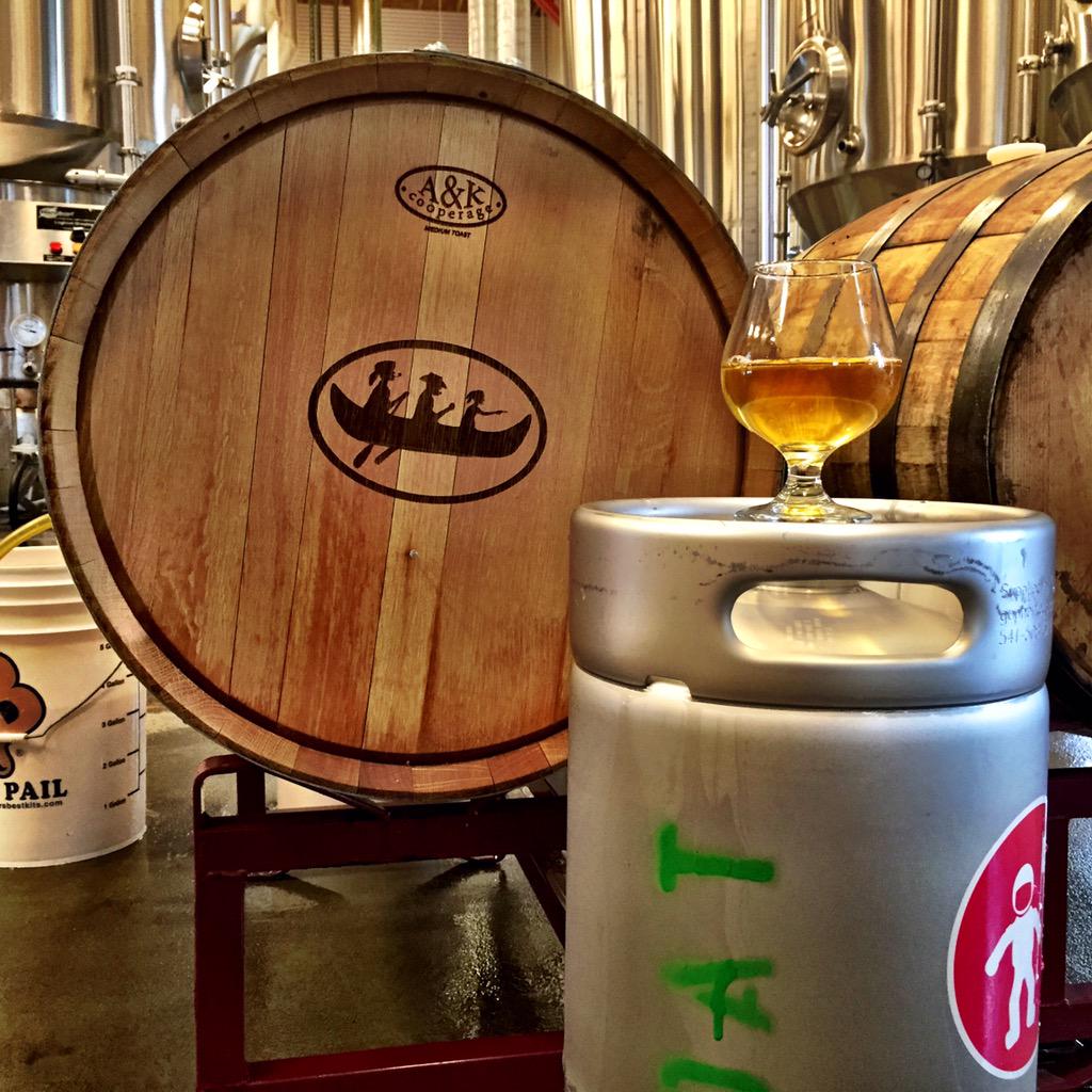 Barrel aged Loghands is heading to <a href="/lupulincarnival/">LupulinCarnival</a> this weekend! Are you?