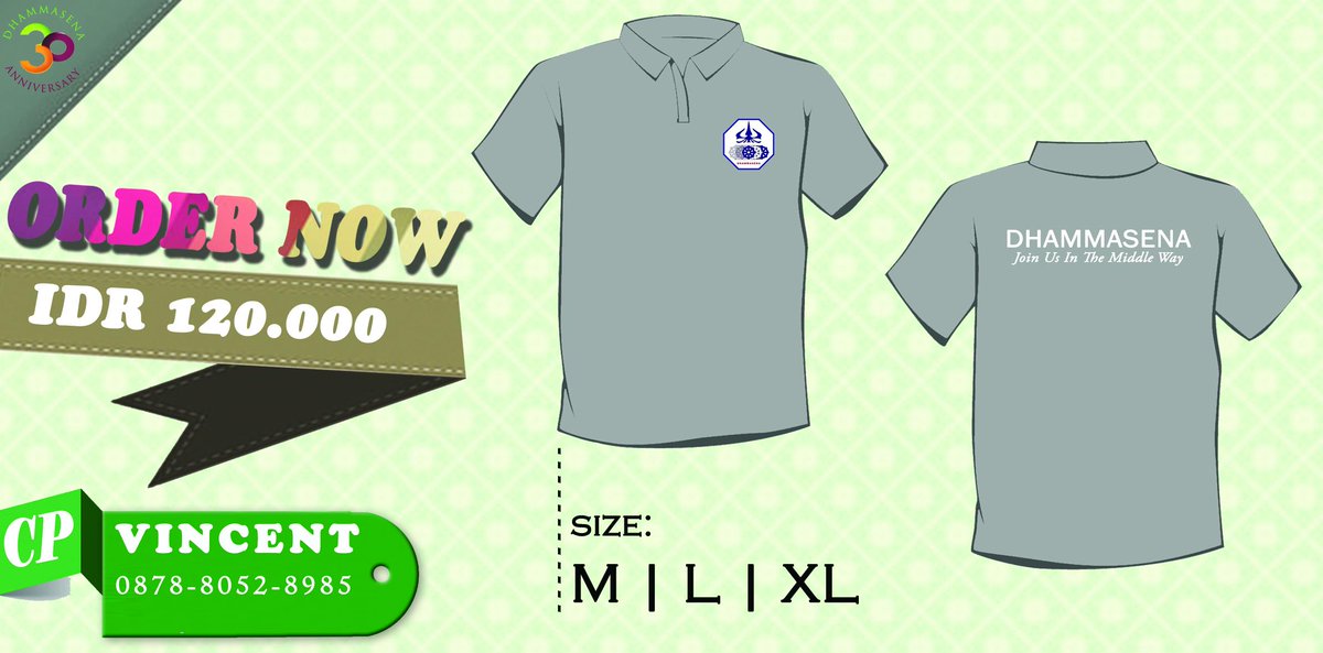 Ayo silahkan diorder baju DS yang kece ini ! :D
Baju ini khusus didesign dlm rangka DS Anniv &amp; Reuni Akbar 30th