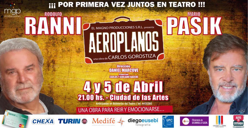 <a href="/RanniRodolfo/">Rodolfo Ranni</a> y <a href="/mario_pasik/">Mario Pasik</a> en <a href="/ciudadelasartes/">Ciudad de las Artes</a> <a href="/Autoentrada1/">Autoentrada</a> <a href="/silviaperezruiz/">Silvia Pérez Ruiz</a> <a href="/fatimasiri/">Fátima Siri</a> <a href="/SilvanadaGraca/">Silvana da Graca</a> @VOScomar