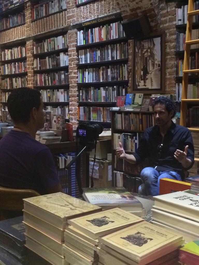 TatisOrtiz's tweet photo. Entrevistando a Luis Fernando Hoyos (amor platónico) en FICCI! @sanpulecio @laferrer http://t.co/xek0nSXM1l