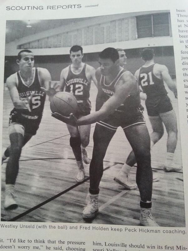 . -  mark Wes Unseld\s b-day. Happy Birthday! Good photo h/t 
