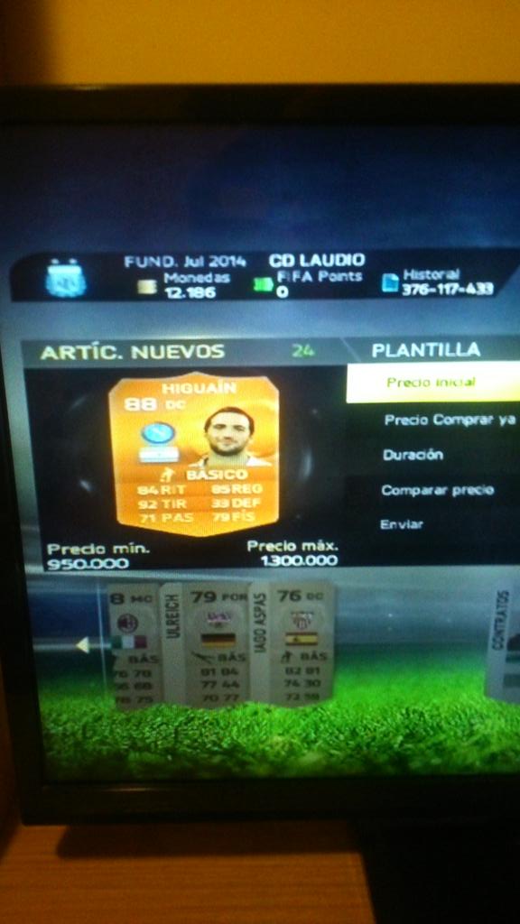 Unaizoz1's tweet photo. RT @Estrimo @Remembber @DoctorePoLLo  @PANZAVERDE2013  estaba viendo #EMDDLS abro un sobre y pum toma higuain MOTM http://t.co/s14sAheZov