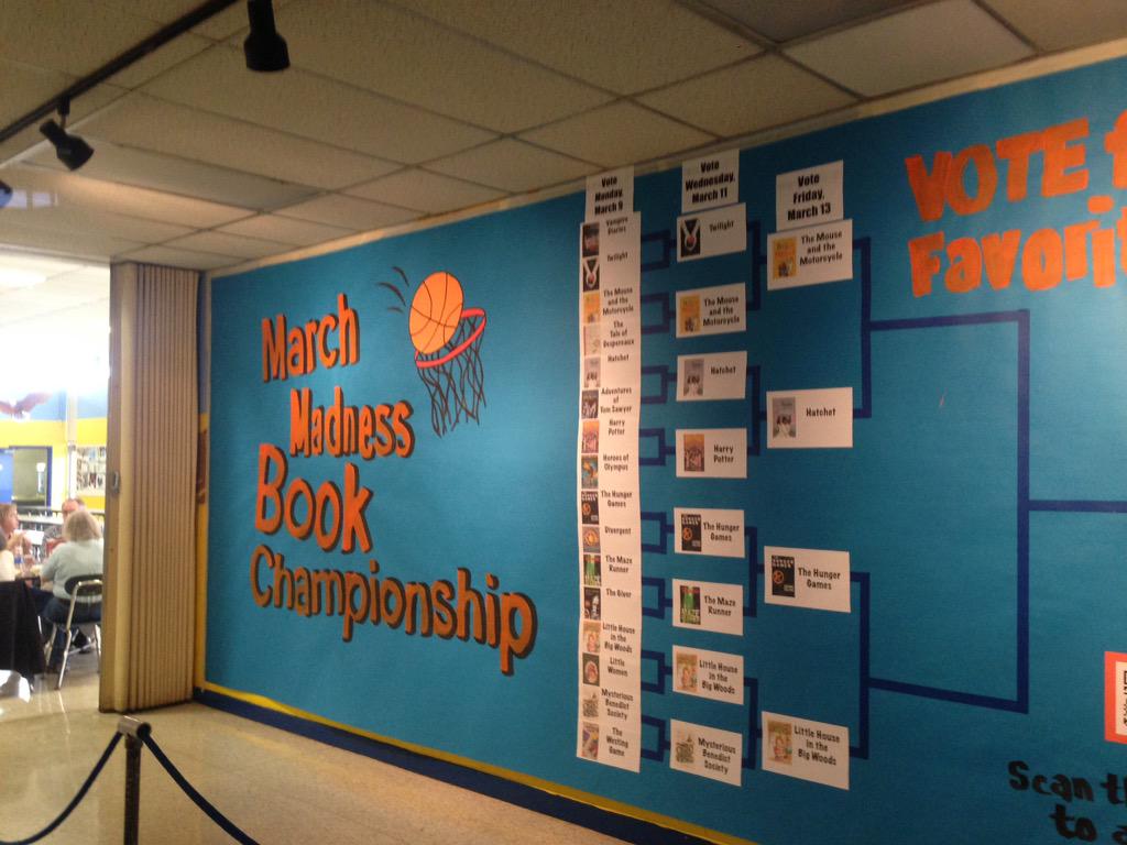 lynn_moody's tweet photo. β@TinaMashburn: March Madness Book Championship at Erwin Middle @ErwinMiddle #rssmiddle http://t.co/Nxqz092hrcβ