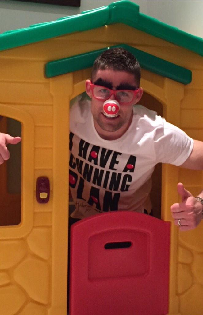 GaryJCahill's tweet photo. Here’s my best #RNDface for @comicrelief’s #rednoseday Text funny to 70011 to donate £1 👍 http://t.co/cSjJ9meQHk