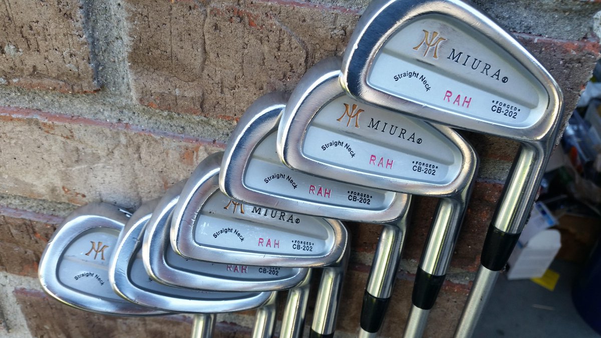 fairwaysgolf's tweet photo. Dialed in loft/lie on this set of @MiuraGolfInc for a customer. Beautiful clubs. #getagrip #getbent #onestrong #oneup http://t.co/IDXhaMaQ2Z