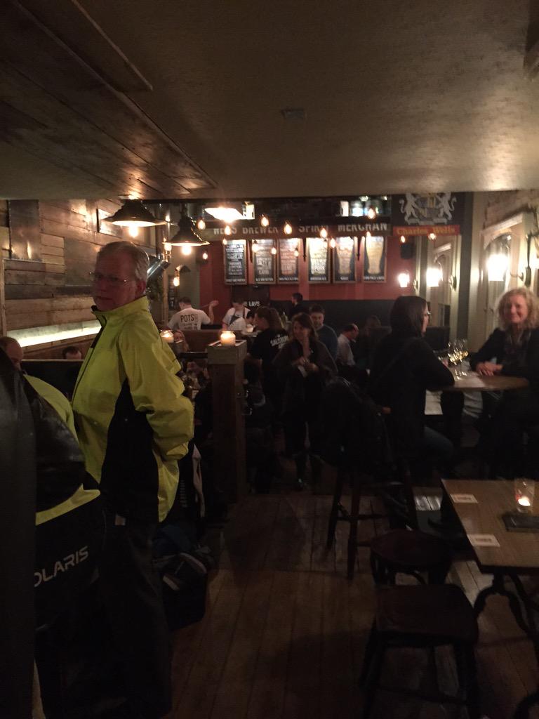 Opening night at @TheSalisburyCam. Residents' evening but others pouring in. Good luck to Sam and the team.