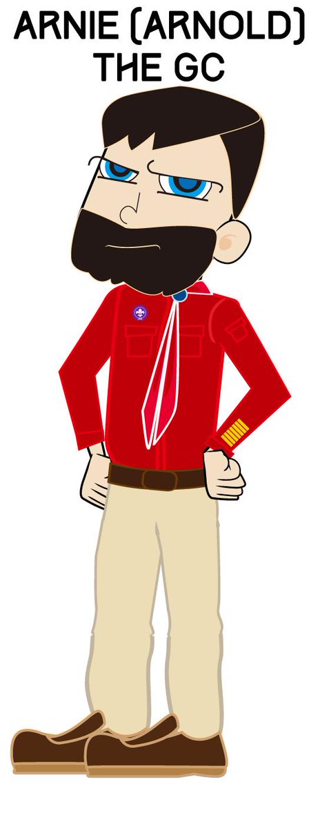 StaComic's tweet image. Meet Arnie, the GC. He's seen it all folks. Don't worry about it.