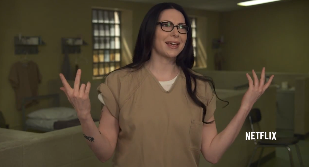 Cosmopolitan's tweet photo. This "Orange Is The New Black" singalong will bring you joy you never even knew WAS POSSIBLE: http://t.co/ON2zcB9CLo http://t.co/VSelO70hLC