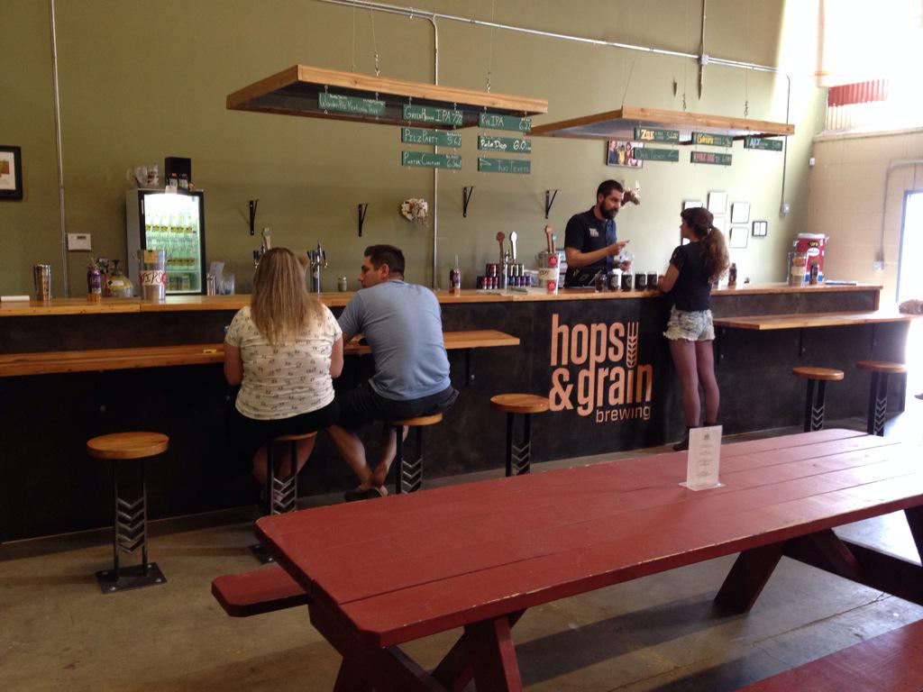 AustinBeerGuide's tweet photo. Checkin' out the new @hopsandgrain tap room bar. Y'all so fancy. http://t.co/ClDbC0ywGA