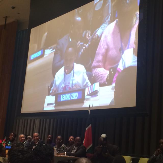 girleffect's tweet photo. Incredible! 15-yr-old Hope just addressed #CSW59 &amp; presented the #GirlDeclaration! #beyondzerokenya http://t.co/FQzI8e9t51