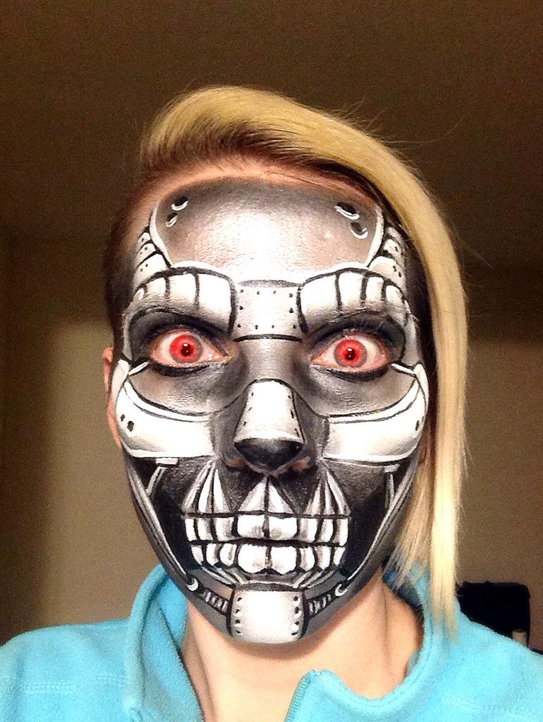 #facepainting #robot