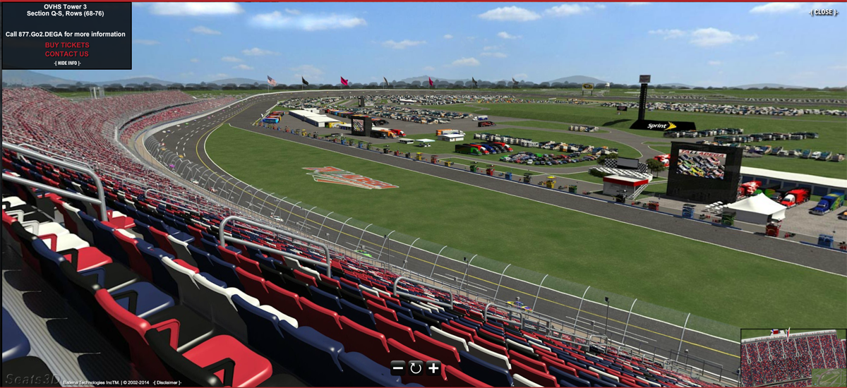 Talladega Super Speedway Virtual Seating Chart