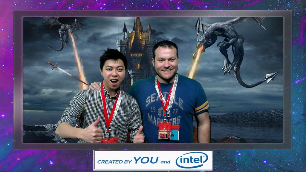 rexstjohn's tweet image. .@intel #intelatsxsw @monkeytypewritr #makesoftware