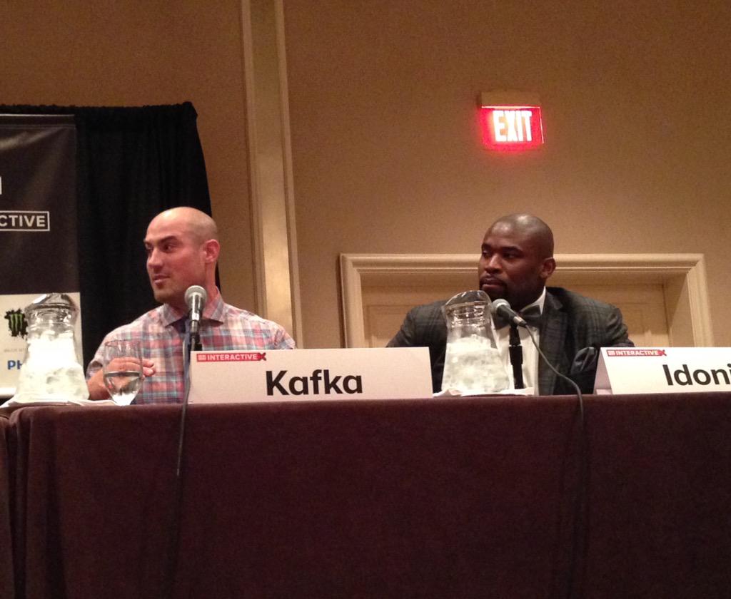 ShelbySkrhak's tweet image. Entreps, don't forget to use yr network. The Athlete Slash Entrepreneur w/ NFL's #IsraelIdonije #MikeKafka #SXsports