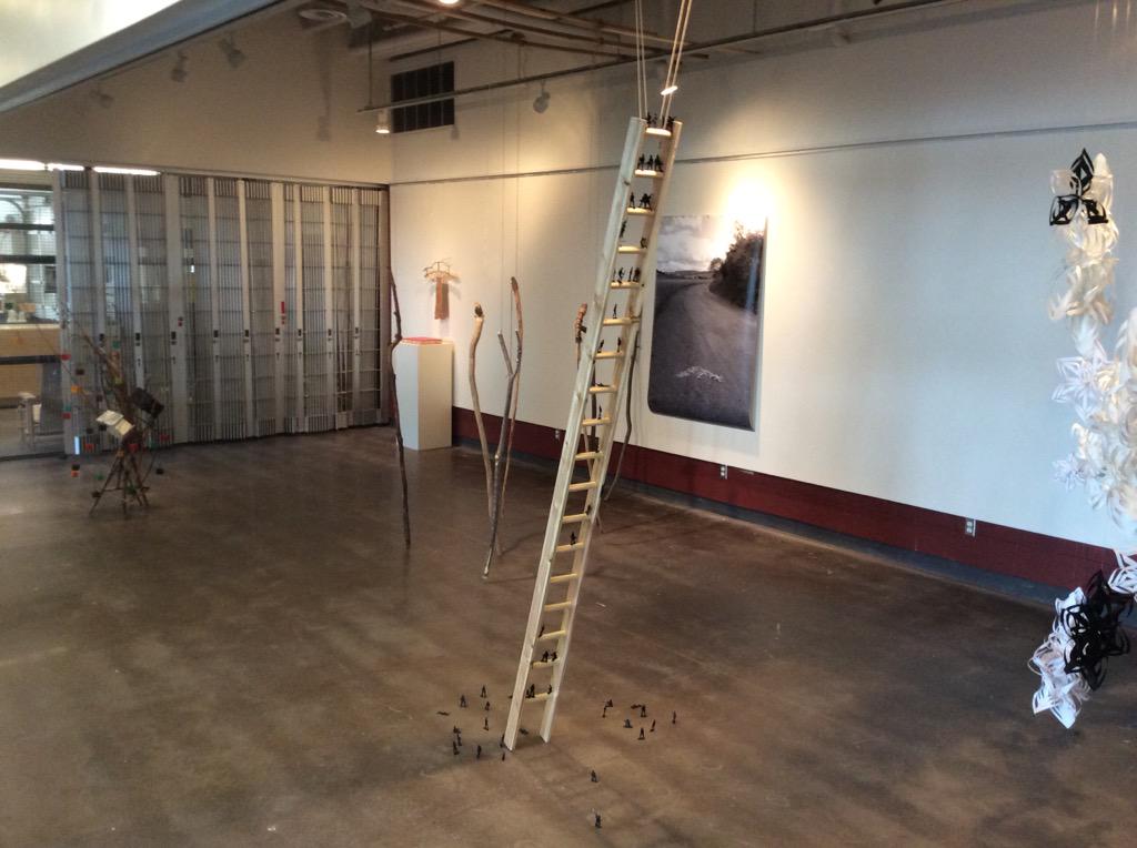 RDCVisualArt's tweet photo. New installation in The Learning Gallery! @RedDeerCollege http://t.co/qmwSv5Wd8C