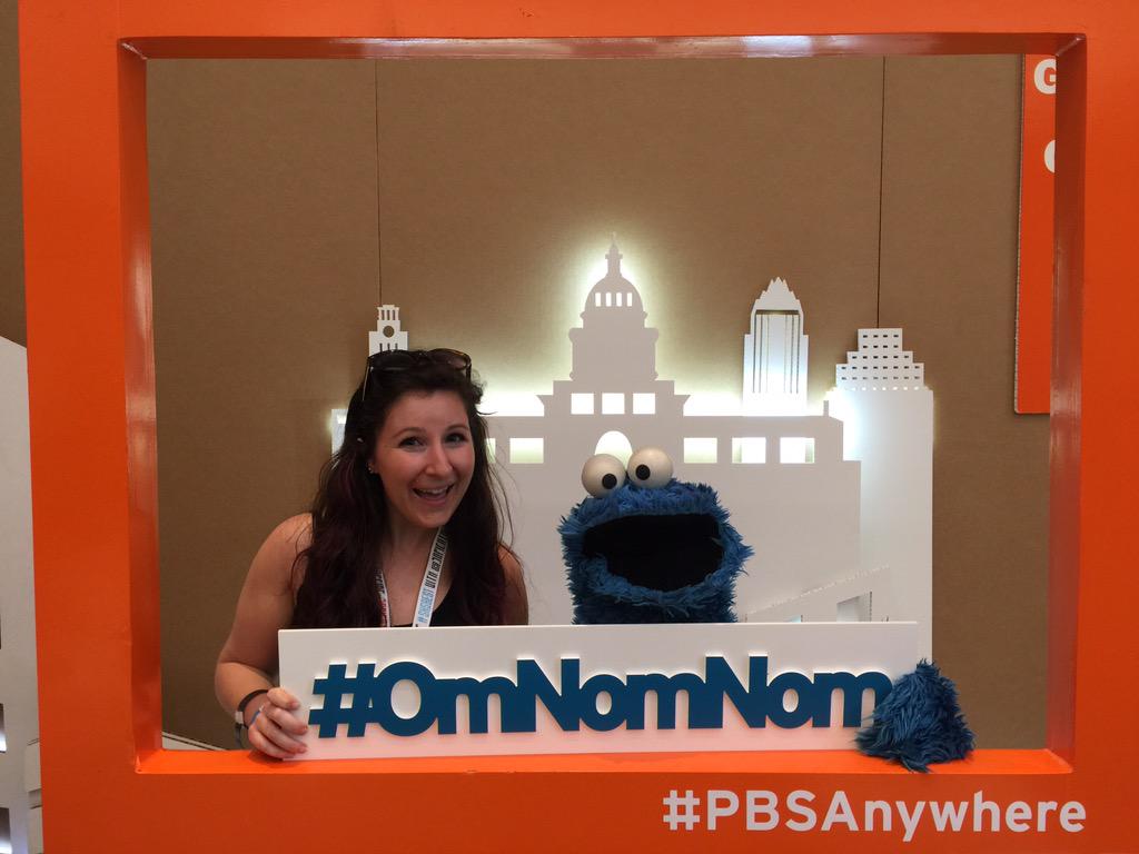 C is for cookie, that's good enough for us 🍪🍪🍪 #SXSW2015 #PBSAnywhere