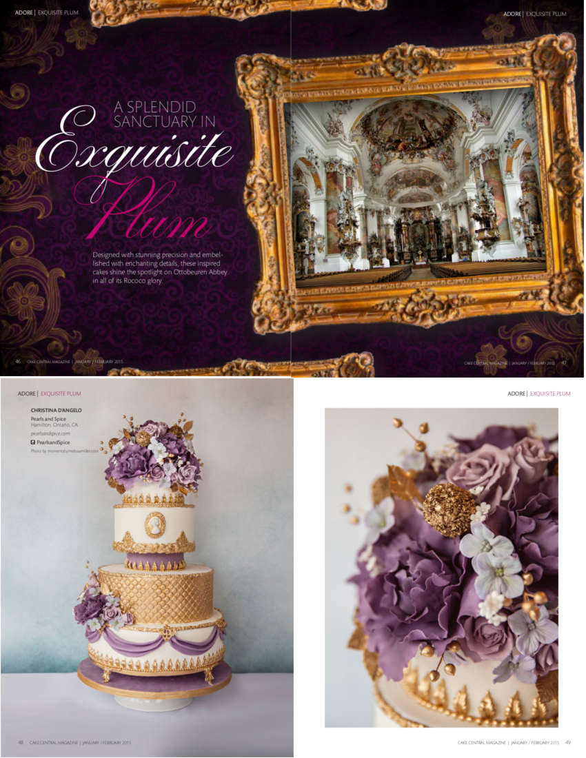 PearlsandSpice's tweet image. Ahh we are so excited to finally announce that one of our cakes was featured in the latest issue of Cake Central mag!