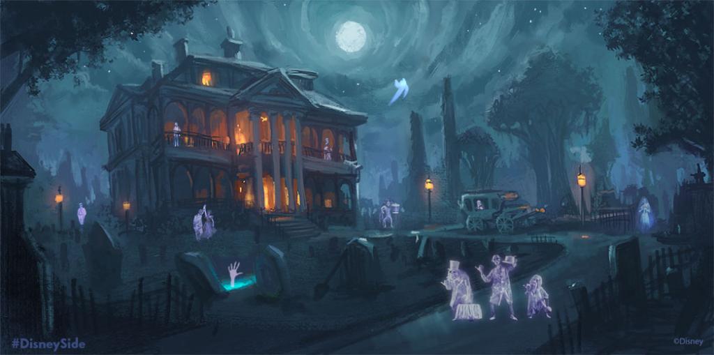 Disneyland's tweet photo. Are there actually 13 ghosts hidden in this image...or is it just your imagination? #Fridaythe13th #DisneySide http://t.co/UrPSq01rEB