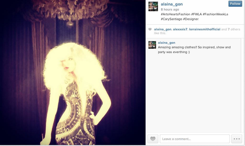 LAmag's tweet photo. The best Instagrams from #LAFashionWeek...so far http://t.co/fKWRb0yfvA http://t.co/BBt1xrejjx