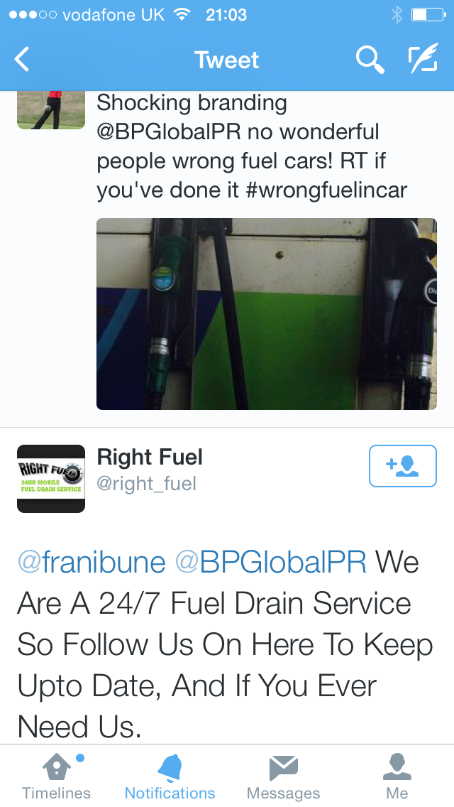 franibune's tweet photo. Really... I try not 2 make the same mistake twice #wrongfuelincar #blondemoment http://t.co/bKa3pa1s1V
