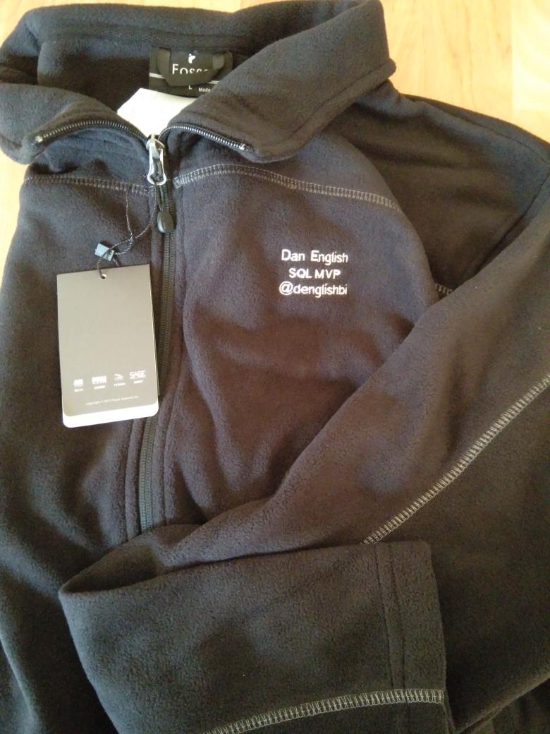 Tegile's tweet image. Looks great @denglishbi : ) -->> Awesome, just got my personalized jacket from @Tegile --  #sqlserver #sqlmvp #mvpbuzz