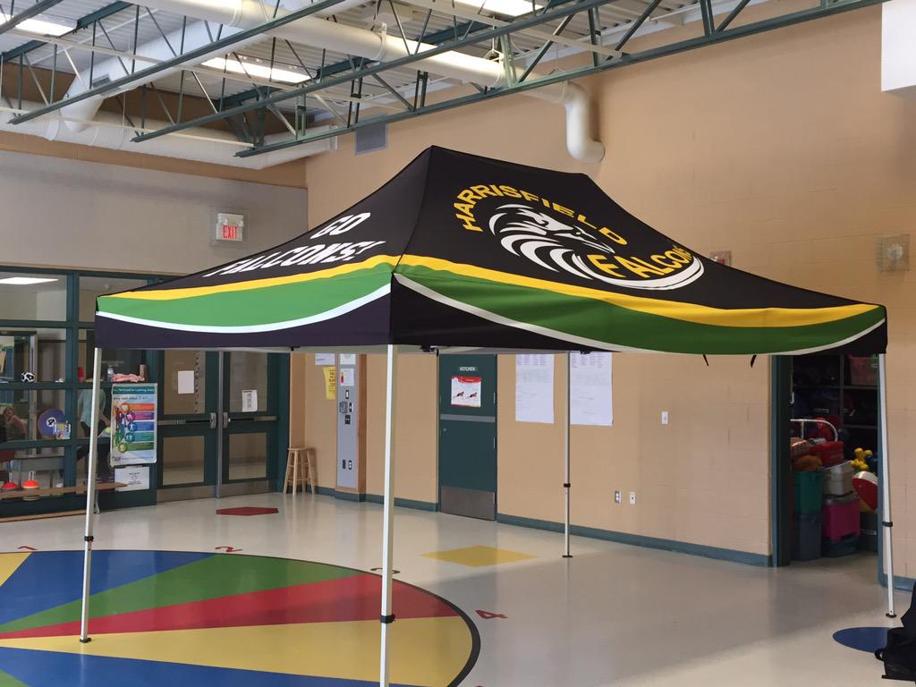 Thanks parent council for your support in purchasing our tent for <a href="/Harrisfield1/">Harrisfield PS</a> to be identified at events!