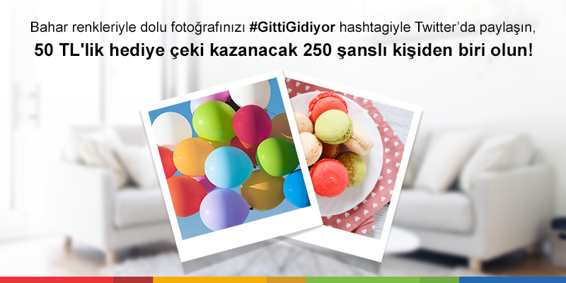 GittiGidiyor's tweet photo. Bu gece 03:00'a kadar en renkli fotoğrafınızı paylaşın, 50 TL sizin olsun! http://t.co/r7fIqbQn4O http://t.co/GseTEyLuNP