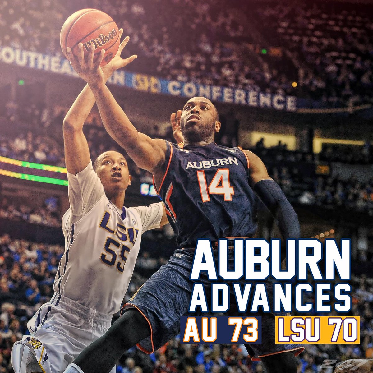 Auburn247's tweet photo. Bruce Pearl doing Bruce Pearl things in Nashville. #WarEagle http://t.co/8pLRlc0ofB
