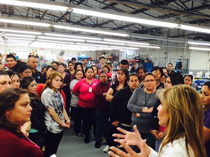Estoy comprometida con los trabajadores de las maquilas, quienes son parte importante en la cadena productiva