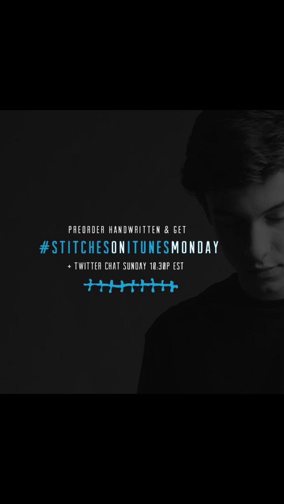 Lovingonshawn's tweet photo. #StitchesOniTuneMonday 
#HandwrittenApril14th 
@ShawnMendes http://t.co/FBgH02OedO