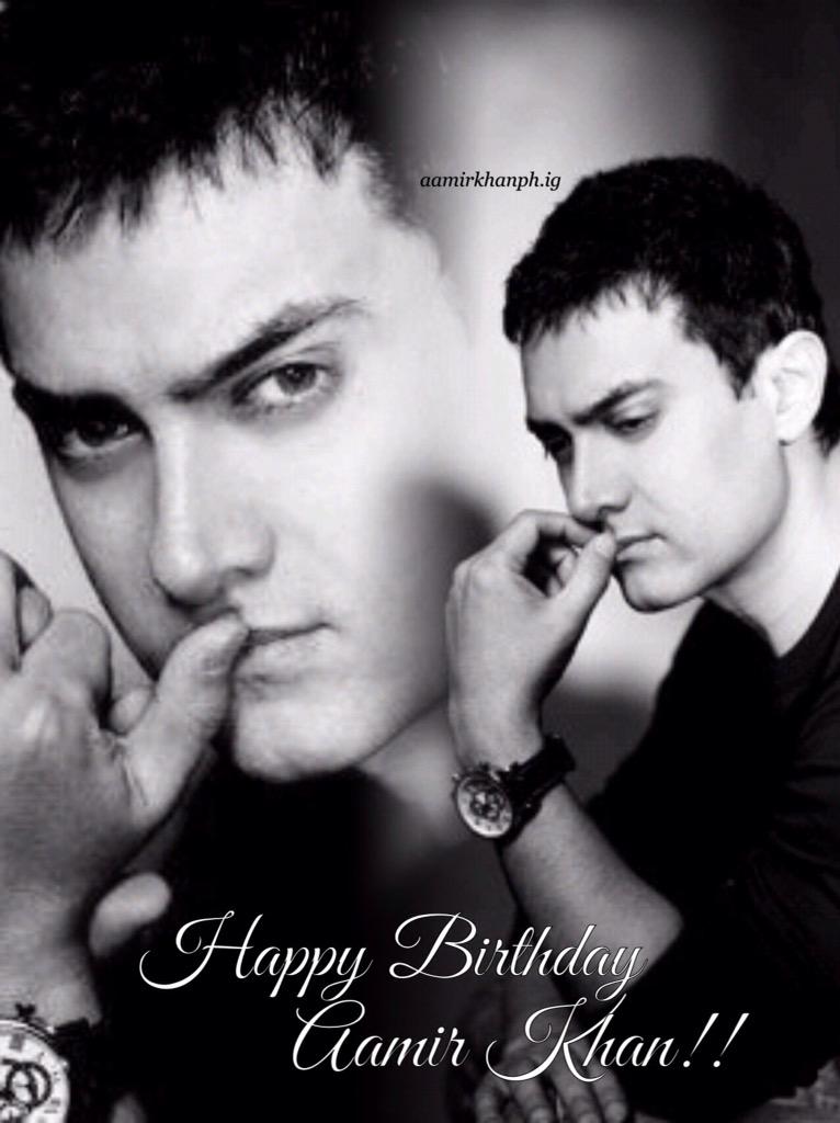 HBD to the man I admire and love the most... Keep on touching people\s hearts! Happy Birthday Aamir Khan 