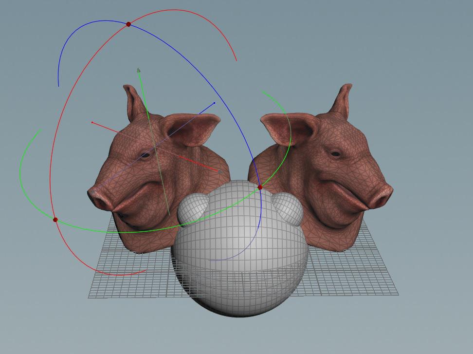 deadmau5's tweet photo. was having a little difficulty trying to procedurally model mau5 ears, so i just used pigs instead. @sidefx http://t.co/mdLeezlTqM