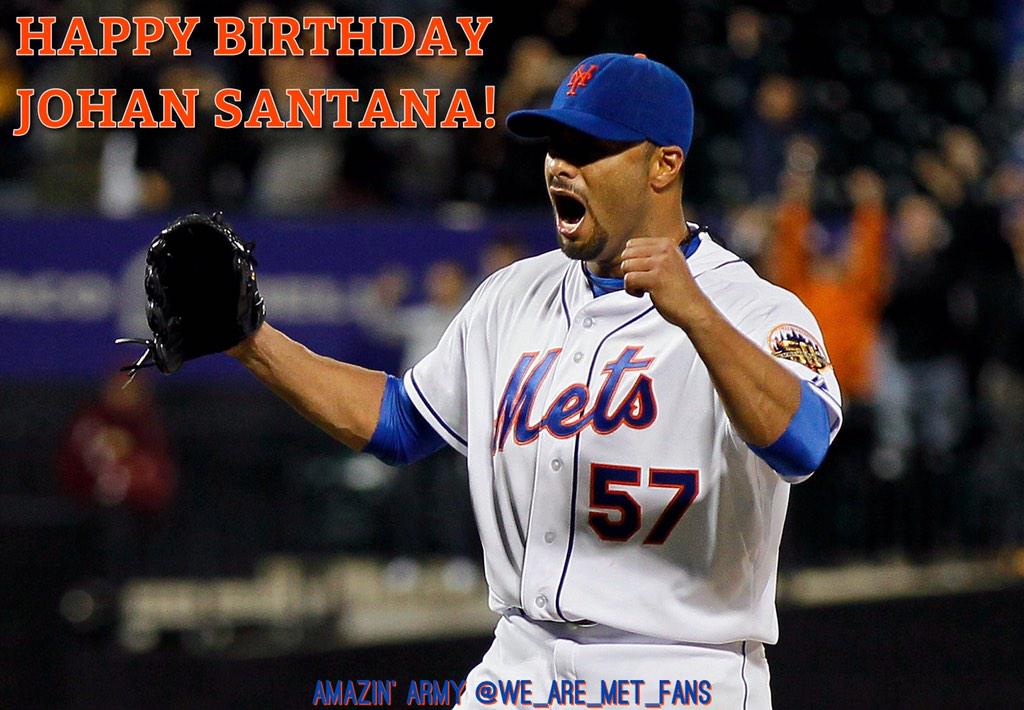Happy Birthday former Met Johan Santana!  