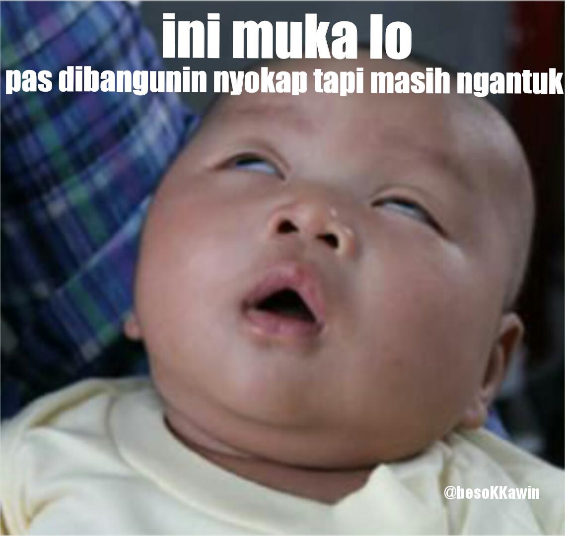 Gambar Lucu Anak Kecil Mengantuk Indo Meme