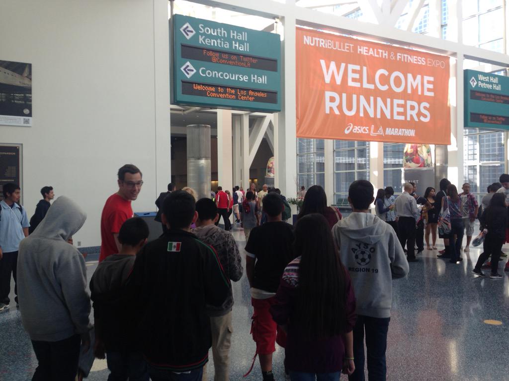 marktwainms's tweet photo. Our @SRLA team visits the Marathon Expo with leaders and parents. http://t.co/lxt8r9Tew6