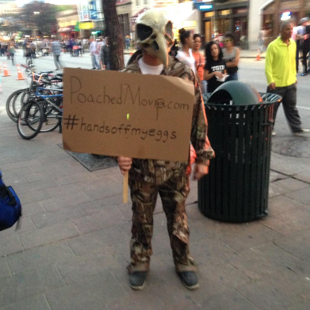 Another X Sighting at #sxsw #handsoffmyeggs