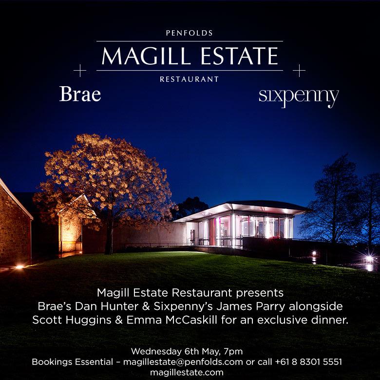 We're really looking forward to this dinner with our friends at @Magill_Estate and <a href="/sixpenny_au/">sixpenny</a> in May. Join us!