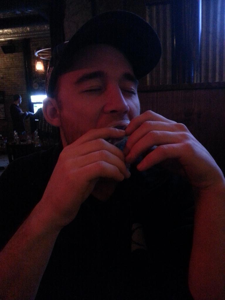 Eric_Wolbeck's tweet image. Ben is getting better at the whole jello shot thing. He&apos;ll be ready for October when your back @sberge34 #notabitch