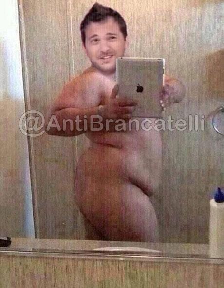 AntiBrancatelli's tweet photo. Atencion. Ya se conocían las fotos prohibidas de Agustina Kampfer y ahora se filtraron las de #BrancatelliPelotudo!! http://t.co/p1ZnBtjCQ5