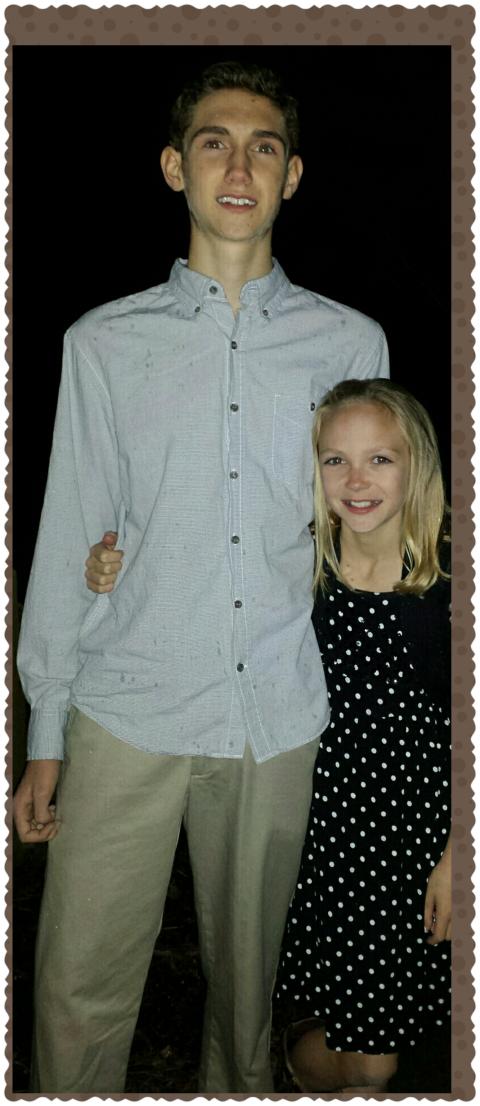 SoccerMomLa's tweet photo. #GirlNameJake had her school dance tonight and her handsome brother was her escort #FirstNameSmith #familylove http://t.co/wW8sInSI4l