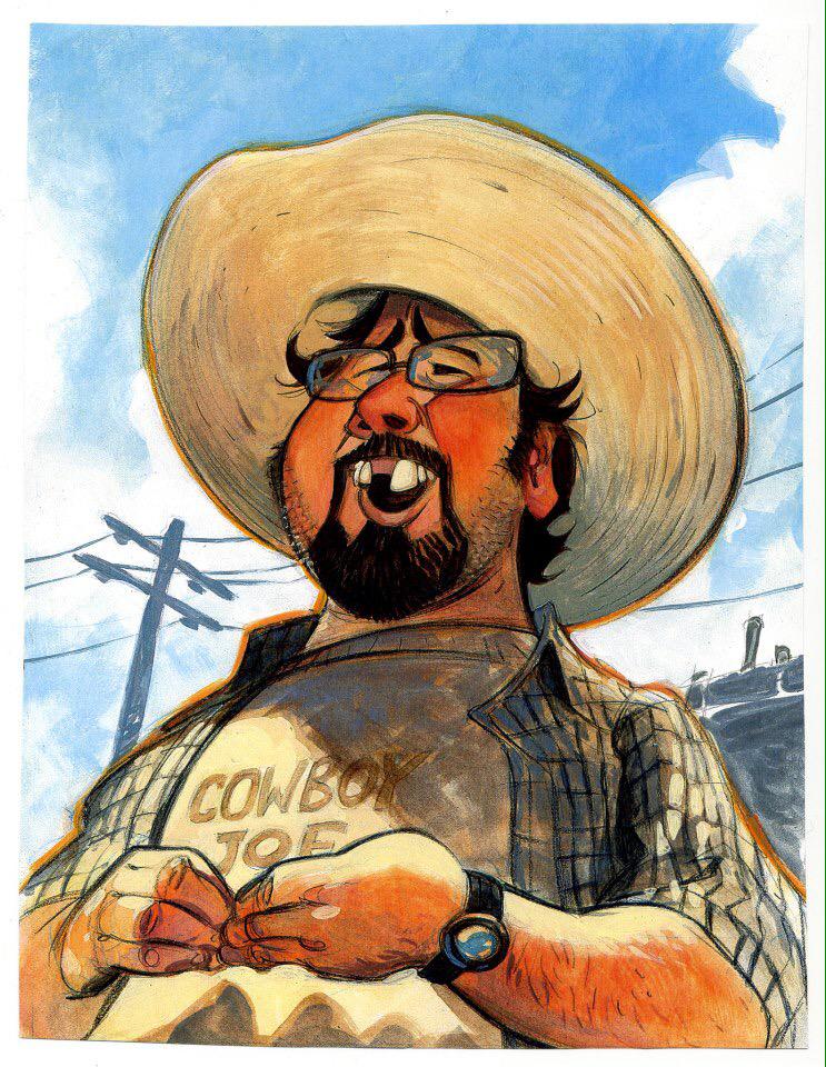 Happy Birthday Joe!
- Painting of the great Joe Ranft, by the Great Steve Purcell. 