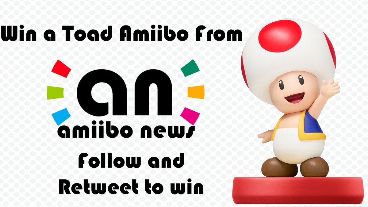 AmiiboNews's tweet photo. Win a Toad Amiibo from Amiibo News. Follow and Retweet to win. Winner will be selected 3/20. Good Luck http://t.co/WjP9LW2J5q