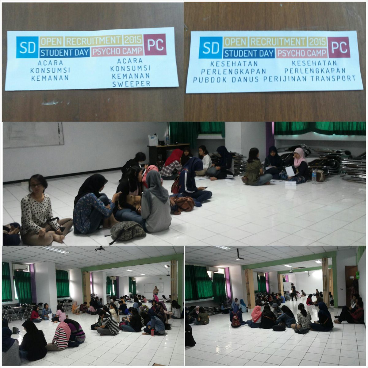 OPREC SD/PC udah dimulai nih. Buat yang belum sempat isi form bisa langsung aja datang ke lantai 3 :)