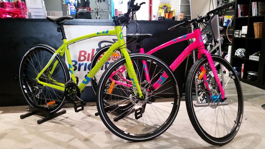 Hi vis family bikes #Brighton #RideLocal #cyclesafe