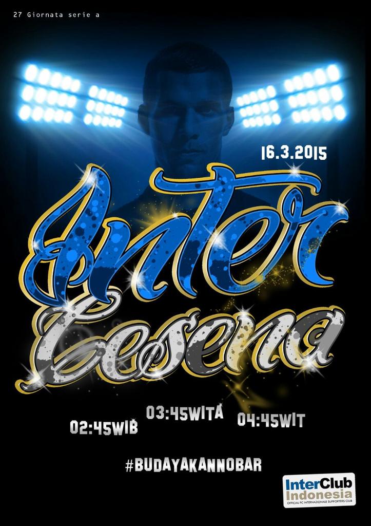 InterClubIndo's tweet photo. #Giornata27 INTER vs Cesena || Senin, 16/03/14 Pkl. 02.45 WIB || #ForzaINTER #BudayakanNobar #SerieA #InterCesena http://t.co/ZuOJQtW1lJ