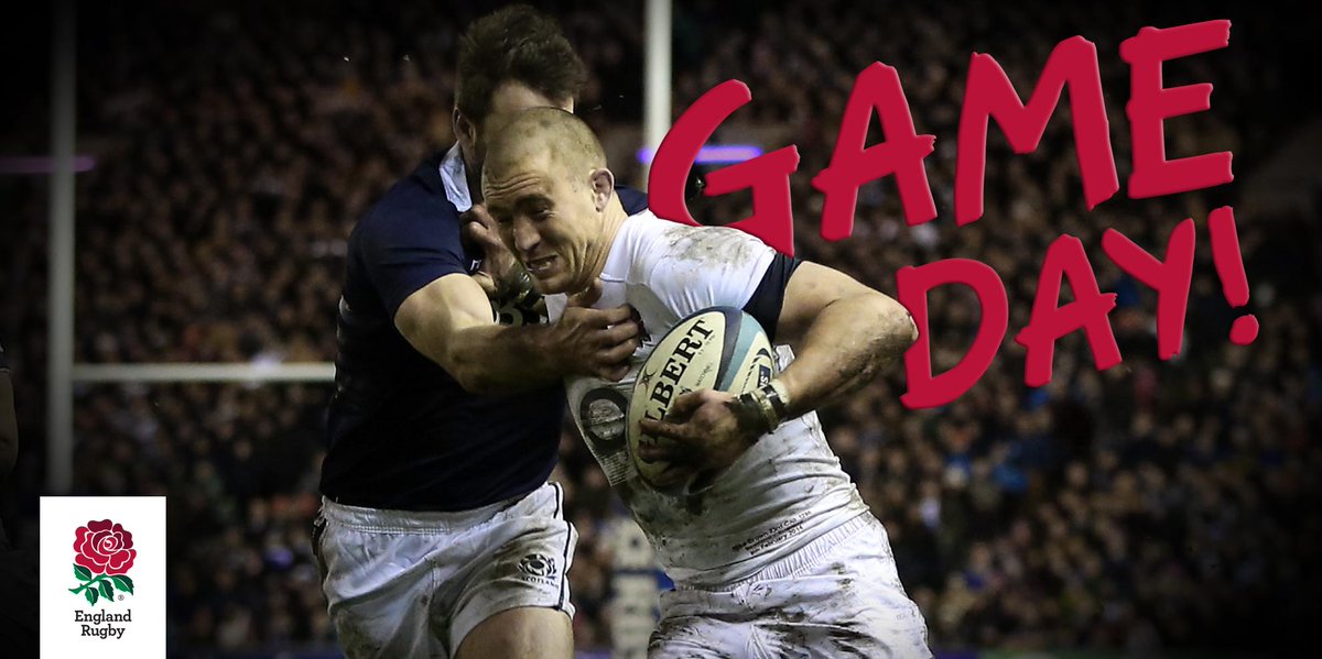 Retweet to show your support for England as we take on Scotland at Twickenham today. C'mon England! #carrythemhome