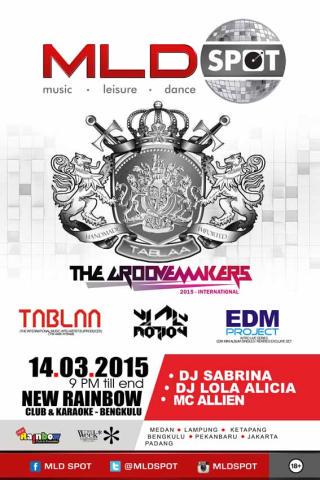 TONIGHT! <a href="/MLDSPOT/">MLDSPOT</a> @RainbowClub <a href="/DJ_TABLAA/">丅ᗩᗷᒪᗩᗩ</a> <a href="/Lola_alicia/">IG : dj_lolaalicia</a> <a href="/SabrinaRumus/">barbie_shasa</a> <a href="/alv_motion/">Alvin megarief</a> <a href="/evoleTemmi/">temmi iljang</a> <a href="/partymoblive/">PARTYMOB</a> @event_INA