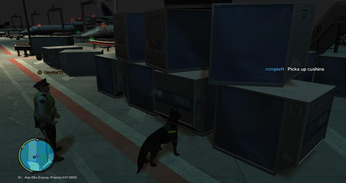 MGC_Arch's tweet photo. [InGame] At the airport sniffing for anything suspicious.  @MountiesGaming #MountiesGaming #TweetAlong http://t.co/Gip0eYm7Ln