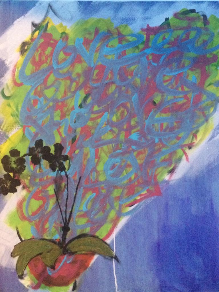 My latest painting "Love For The Temperamental"