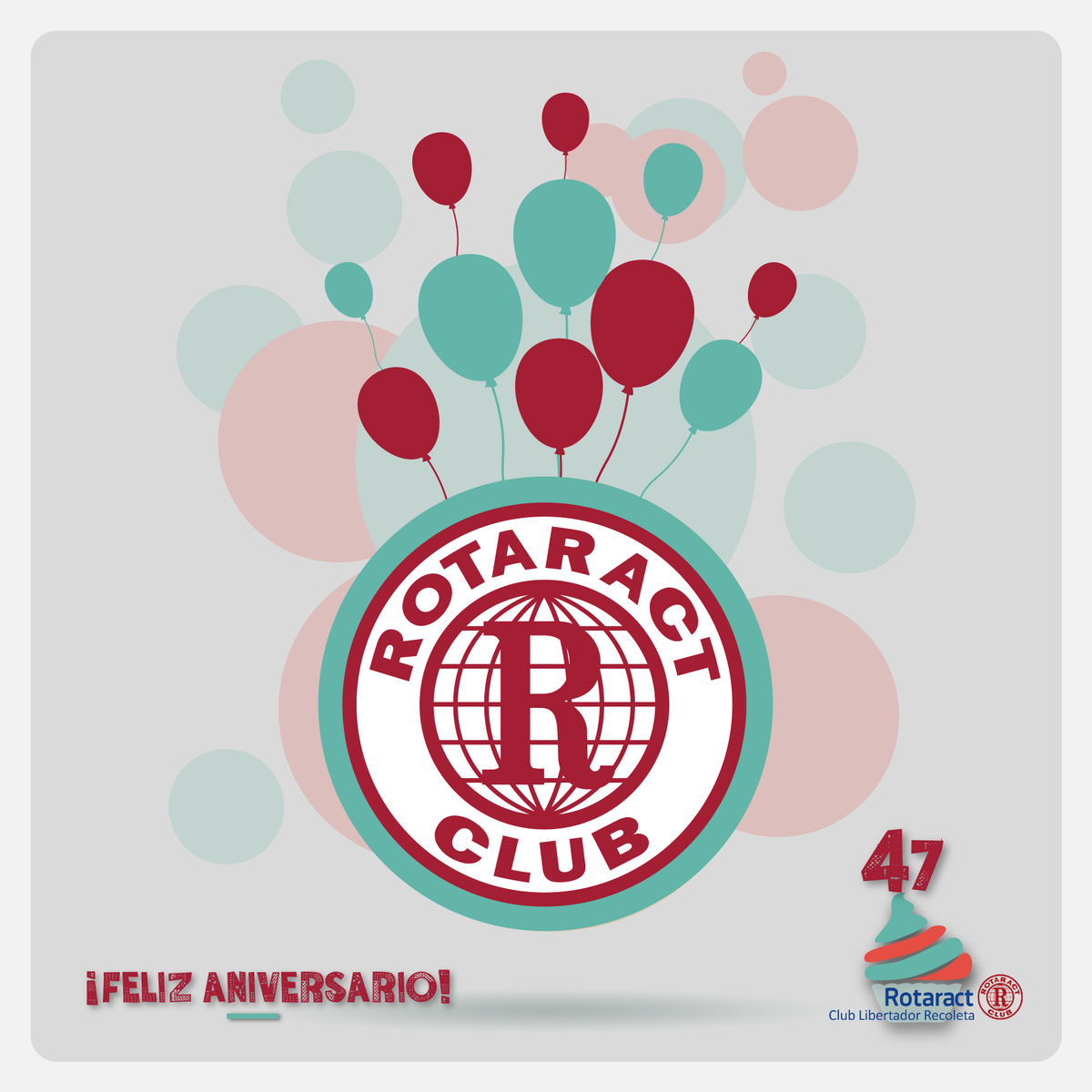 RctLibRecoleta's tweet photo. Ayer 13 de Marzo #Rotaract cumplió #47Años ¿Cómo lo celebraste vos? #SemanaMundialdeRotaract #WorldRotaractWeek :) http://t.co/waueoFtHg6